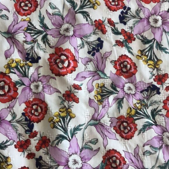 ANTHROPOLOGIE FLORAL SHORT SLEEVE KIMONO CARDIGAN SIZE SMALL - Picture 2 of 5